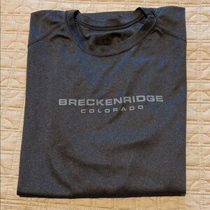 Breckenridge, CO Men’s Large, Grey Colored Long sleeved Tee Shirt